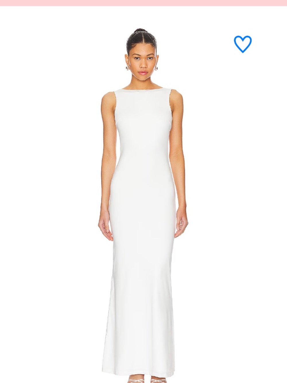 Super down astra white dress